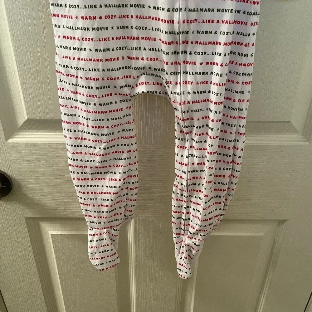 Hallmark Movie Channel Kids Footed Pajamas Footie Christmas Size 3T NWT